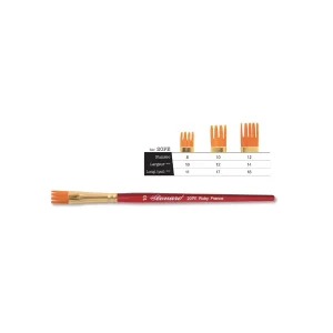 PINCEAU LEONARD N°20PE EN FIBRE ORANGE – SORTIE PLATE FORME PEIGNE