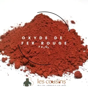OXYDE DE FER ROUGE NATUREL – QUALITÉ SUPÉRIEURE