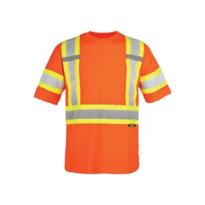 CHANDAIL MANCHE COURTE HAUTE-VISIBILITÉ ORANGE 116524